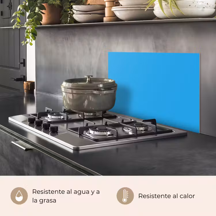 Salpicaderos de cocina - Azul - Claro - Colores — 2