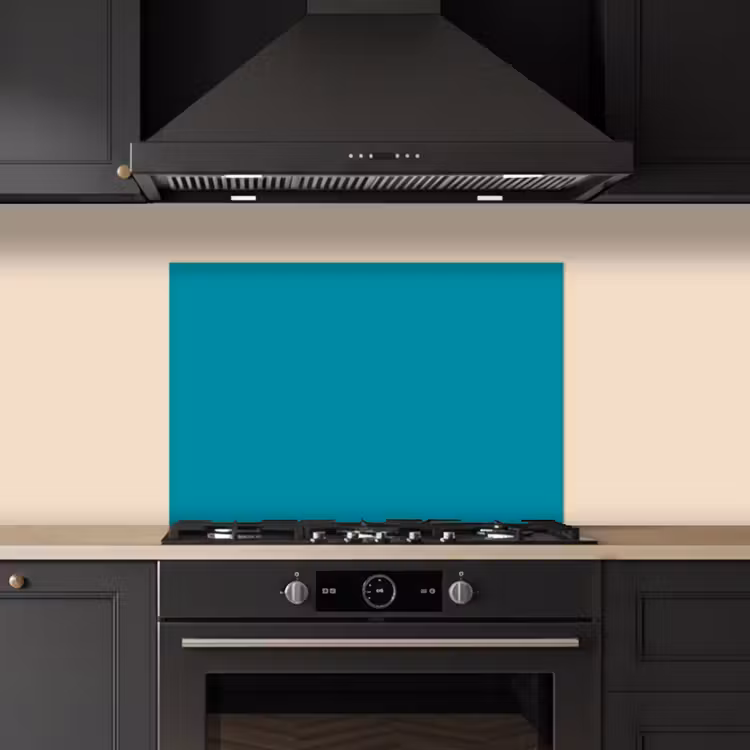 Salpicaderos de cocina - Azul - Color sólido — 5
