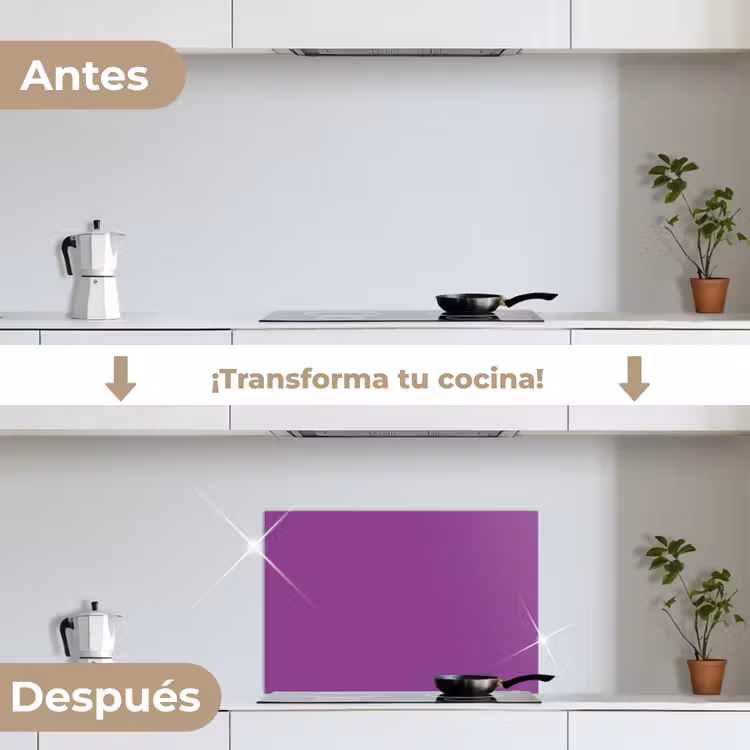 Salpicaderos de cocina - Morado - Colores - Sólido — 7