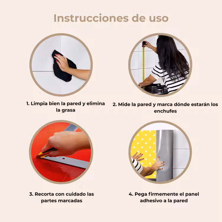 Revestimiento cocina - Estrellas - Estampado - Minimalista - Amarillo — 8