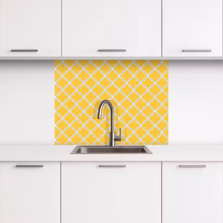 Revestimiento cocina - Linterna - Arabesco - Elegante - Amarillo — 3