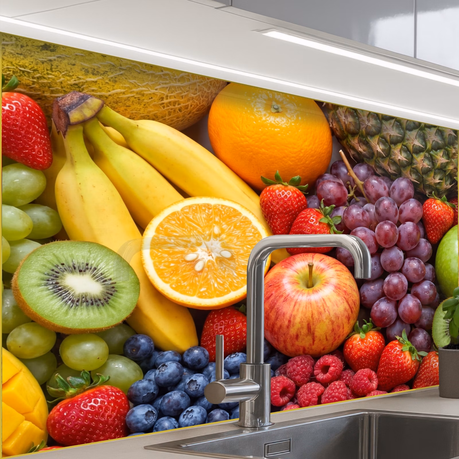 Revestimiento cocina - Comida - Fruta - Fresca - Colorida - Nutrición — 1