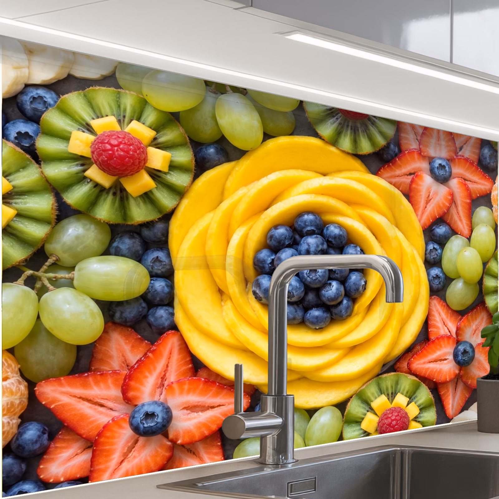 Revestimiento cocina - Fruta - Composición - Saludable - Colorido - Comida — 1