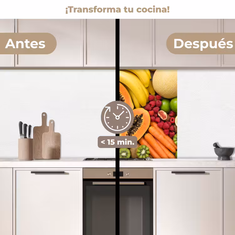 Revestimiento cocina - Comida - Fruta - Verduras - Frescas - Coloridas — 2