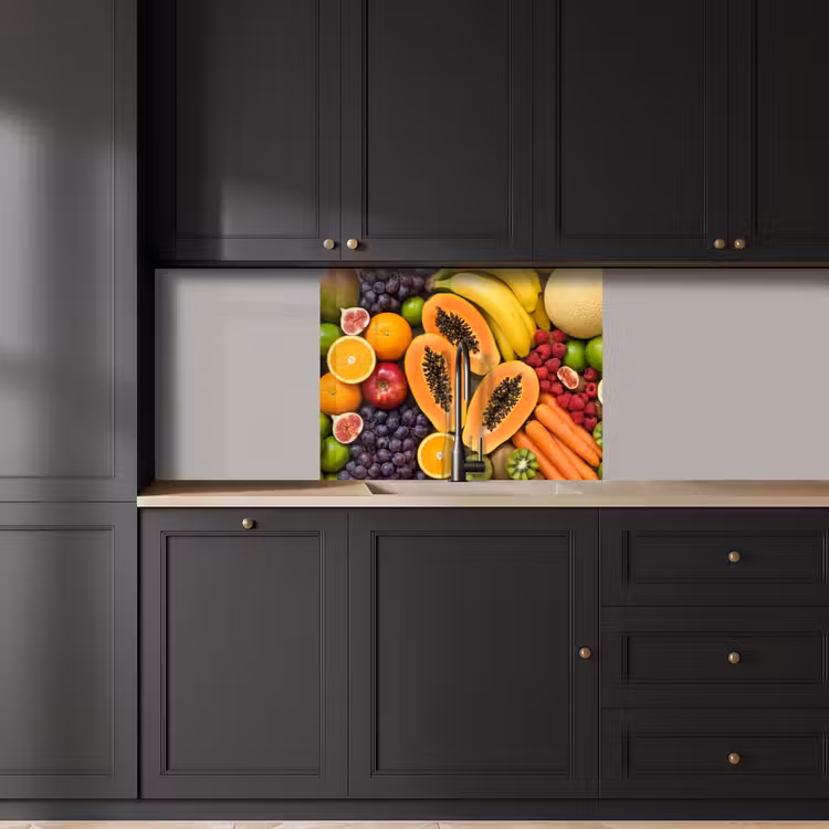Revestimiento cocina - Comida - Fruta - Verduras - Frescas - Coloridas — 5