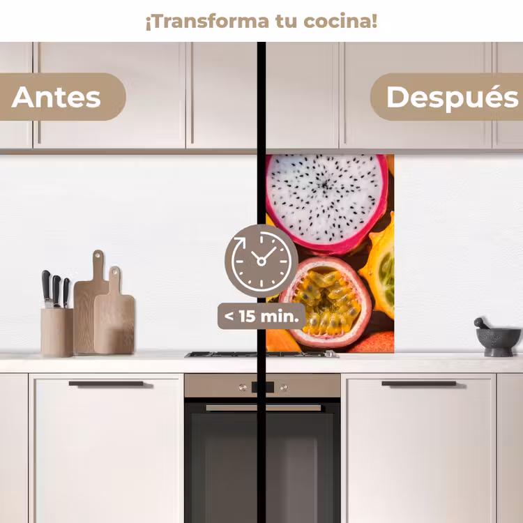 Revestimiento cocina - Fruta - Abierto - Tropical - Comida - Colorido — 2