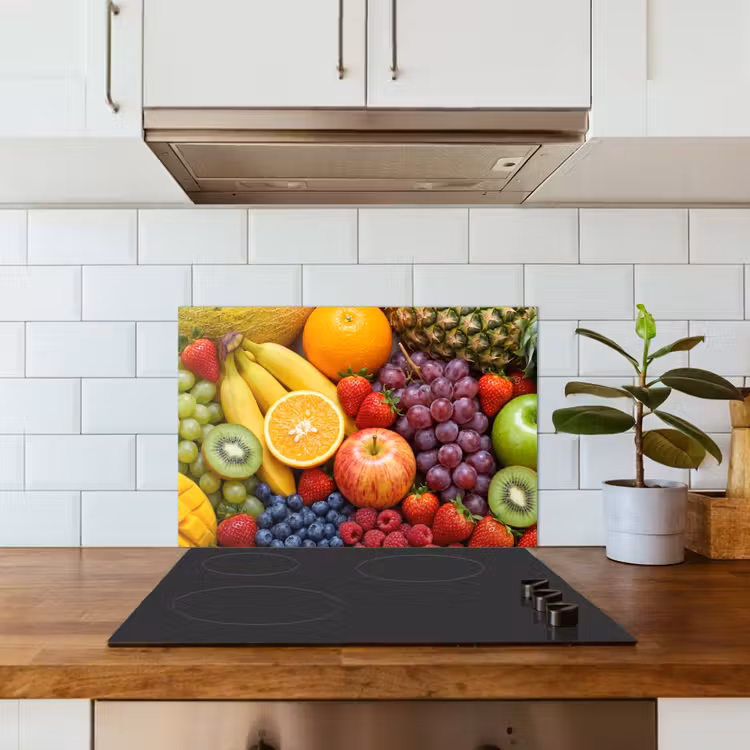 Salpicaderos de cocina - Comida - Fruta - Fresca - Colorida - Nutrición — 3