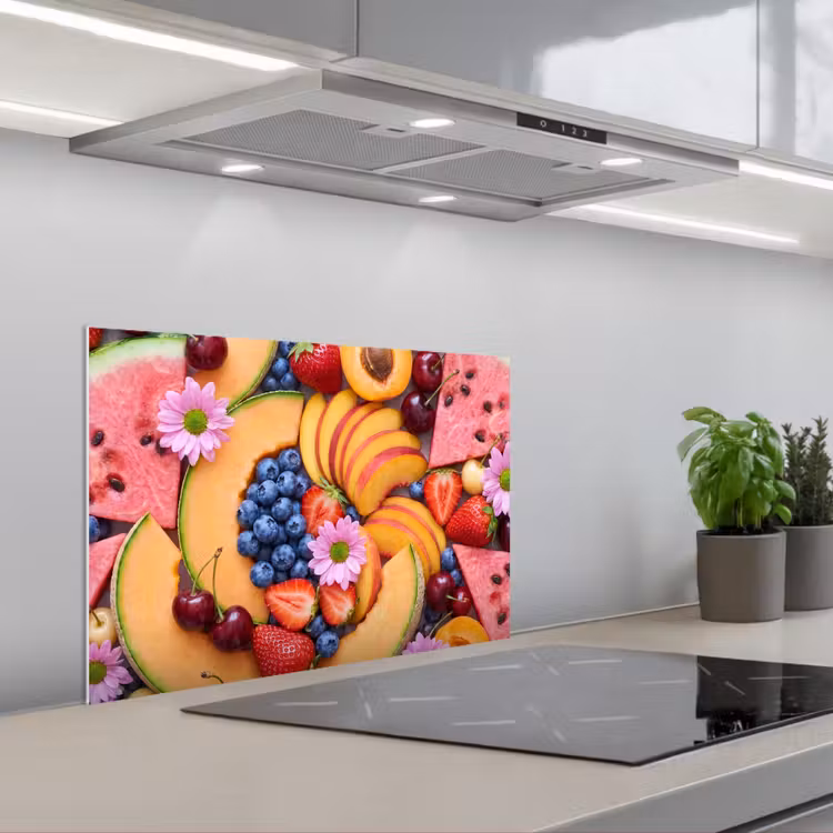 Salpicaderos de cocina - Comida - Fruta - Verano - Colorido — 1