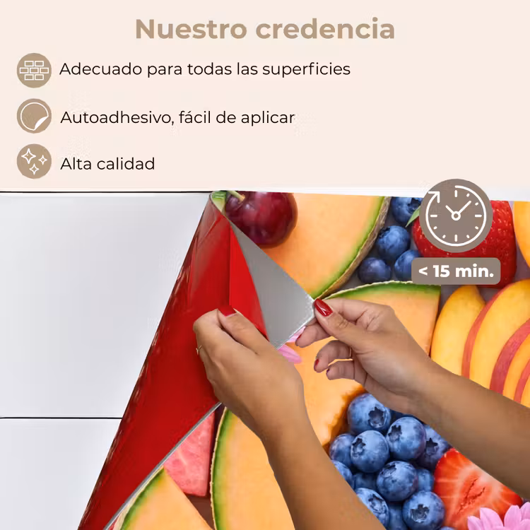 Salpicaderos de cocina - Comida - Fruta - Verano - Colorido — 4