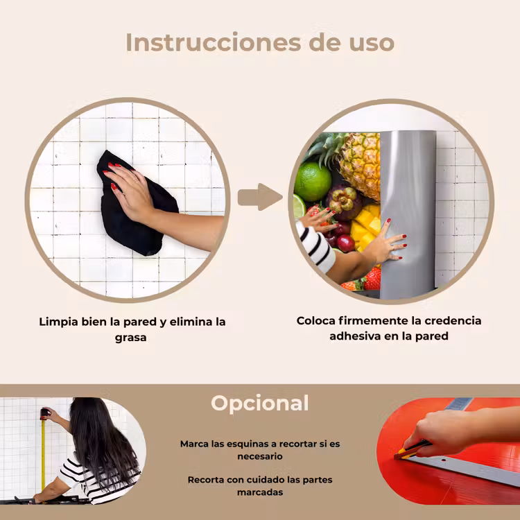 Salpicaderos de cocina - Fruta - Surtido - Fresca - Saludable - Colorida — 6