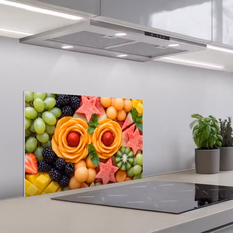 Salpicaderos de cocina - Fruta - Variedad - Colorido - Fresco - Comida — 1