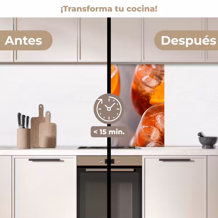 Revestimiento cocina - Bebida - Naranja - Helado - Verano - Naranja — 2
