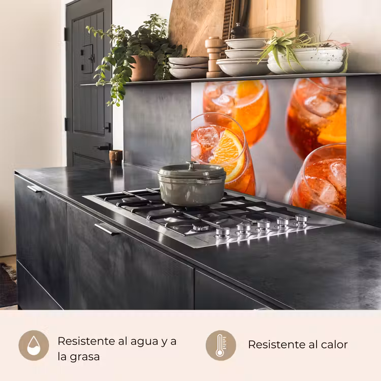 Revestimiento cocina - Bebida - Naranja - Helado - Verano - Naranja — 4