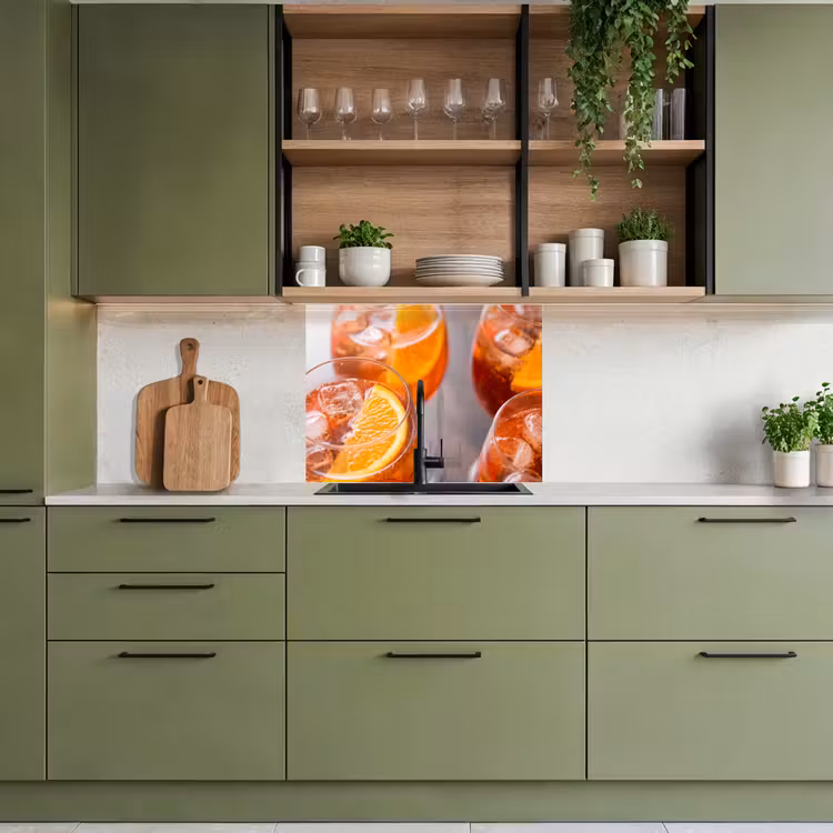 Revestimiento cocina - Bebida - Naranja - Helado - Verano - Naranja — 7