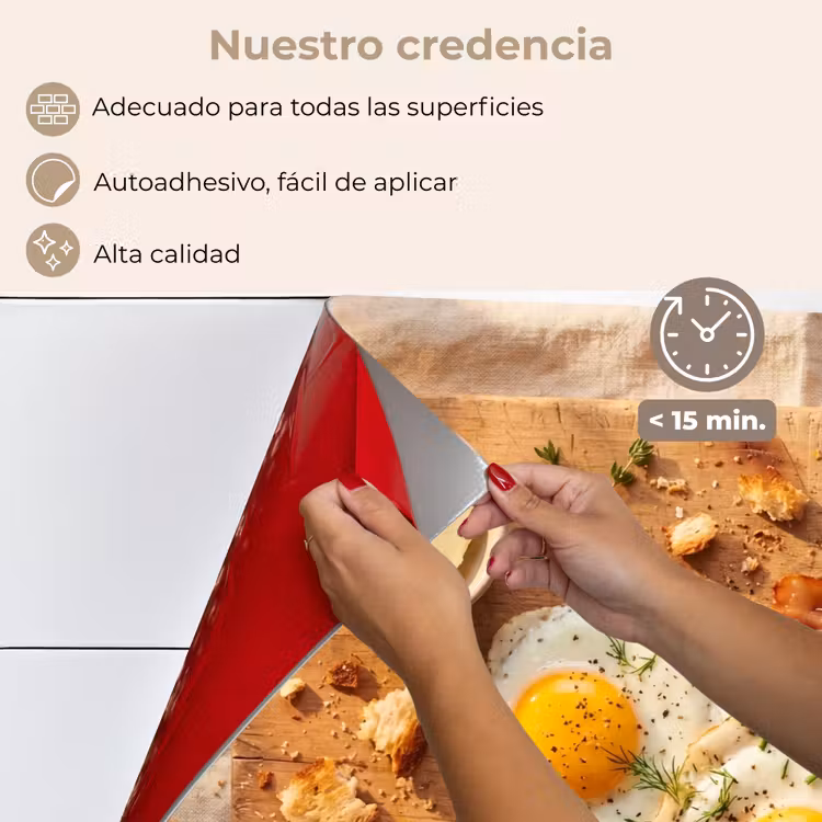 Salpicaderos de cocina - Comida - Desayuno - Madera - Rústico - Amarillo — 4