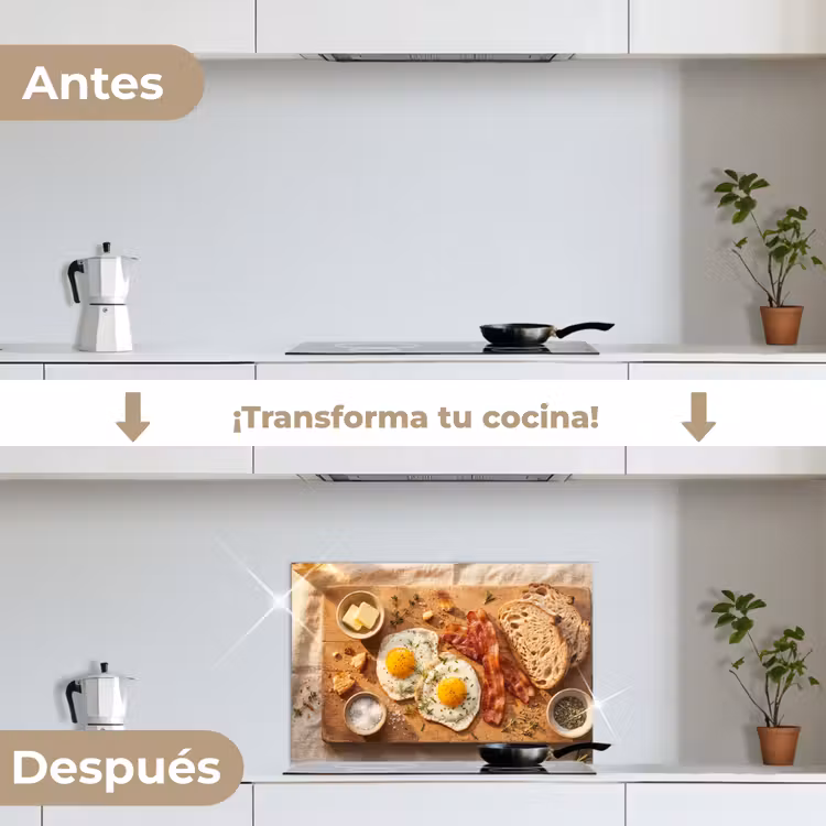 Salpicaderos de cocina - Comida - Desayuno - Madera - Rústico - Amarillo — 7