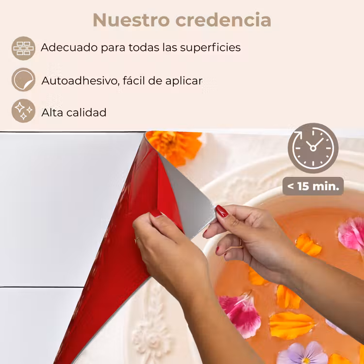 Salpicaderos de cocina - Flores - Cabeza - Naturaleza - Colorido - Verano — 4