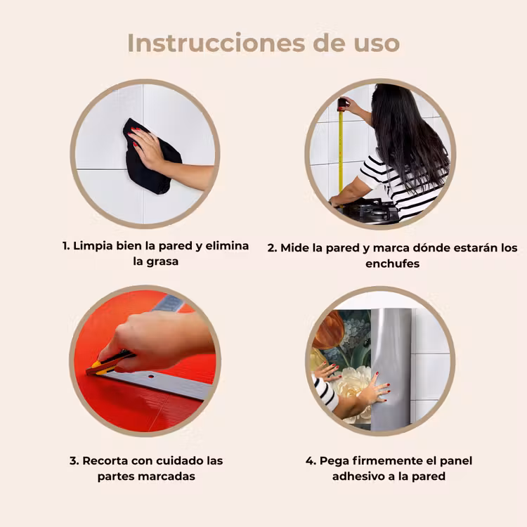 Revestimiento cocina - Flores - Ramo - Naturaleza - Clásico - Oscuro — 8