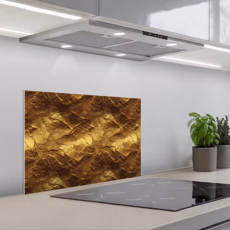 Salpicaderos de cocina - Pan de oro - Textura - Oro — 1