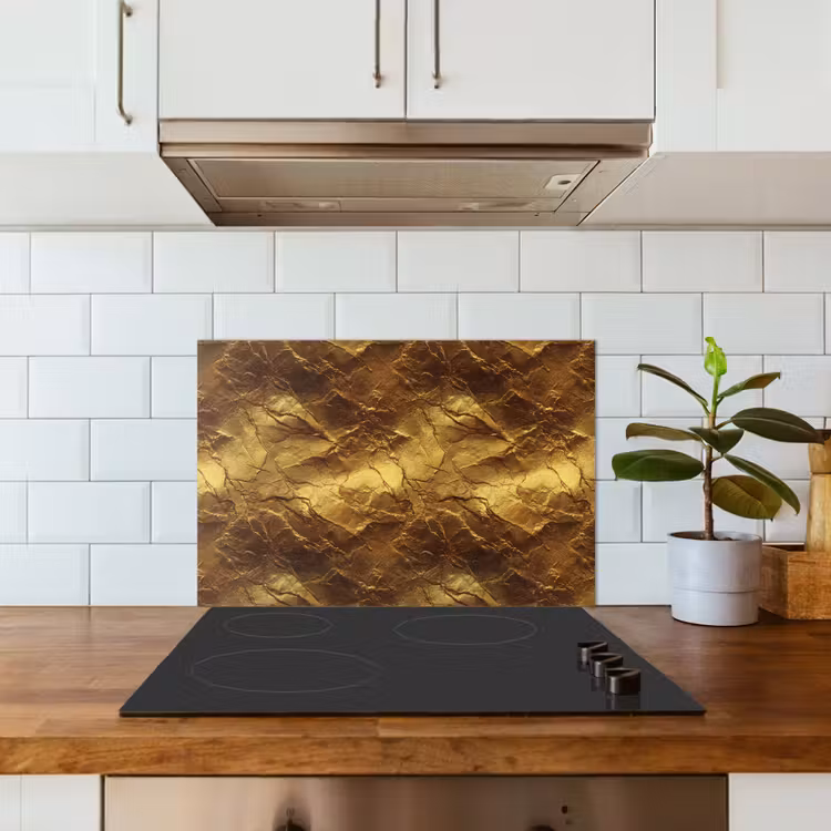 Salpicaderos de cocina - Pan de oro - Textura - Oro — 3