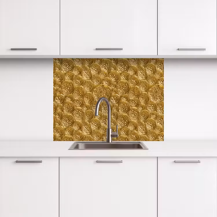 Revestimiento cocina - Martillado - Mosaico - Antigüedades - Oro — 3