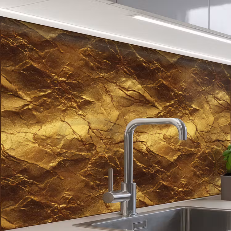 Revestimiento cocina - Pan de oro - Textura - Oro — 1