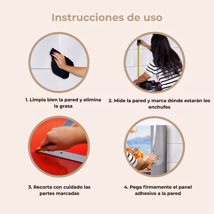 Revestimiento cocina - Bebidas - Vasos - Playa - Verano - Naranja — 8