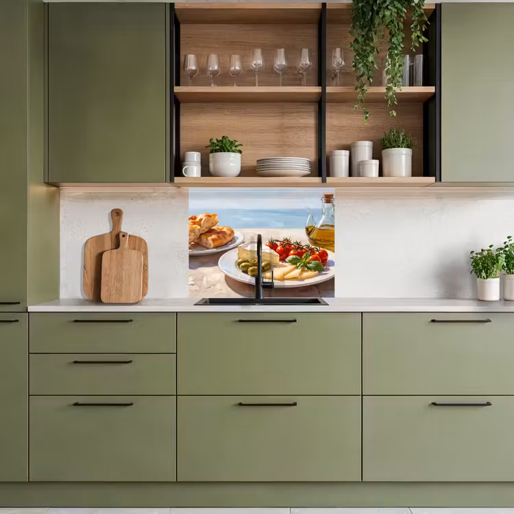 Revestimiento cocina - Comida - Mediterráneo - Naturaleza - Pintura — 7
