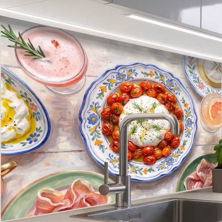 Revestimiento cocina - Comida - Mesa - Varios - Moderno — 1