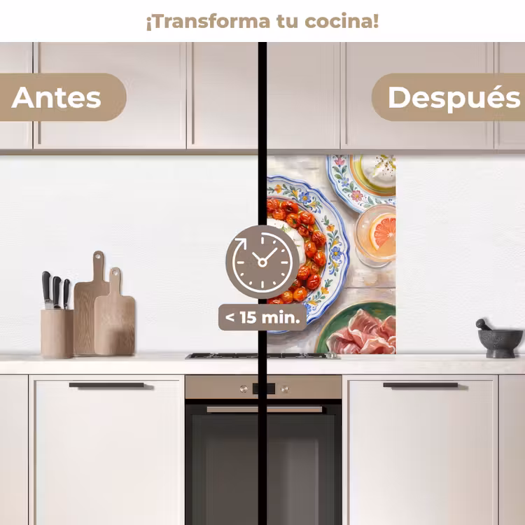 Revestimiento cocina - Comida - Mesa - Varios - Moderno — 2