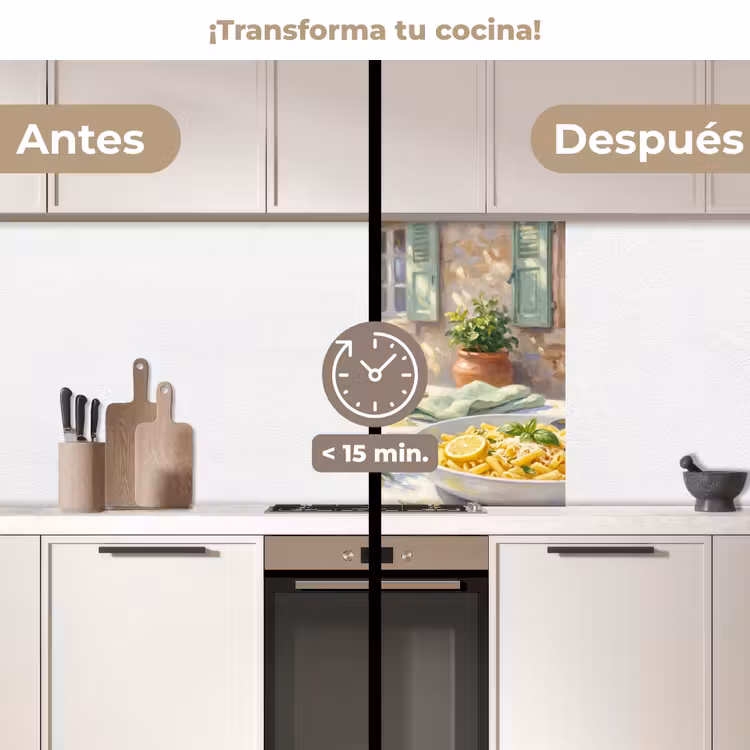 Revestimiento cocina - Comida - Terraza - Verano - Pintado - Amarillo — 2