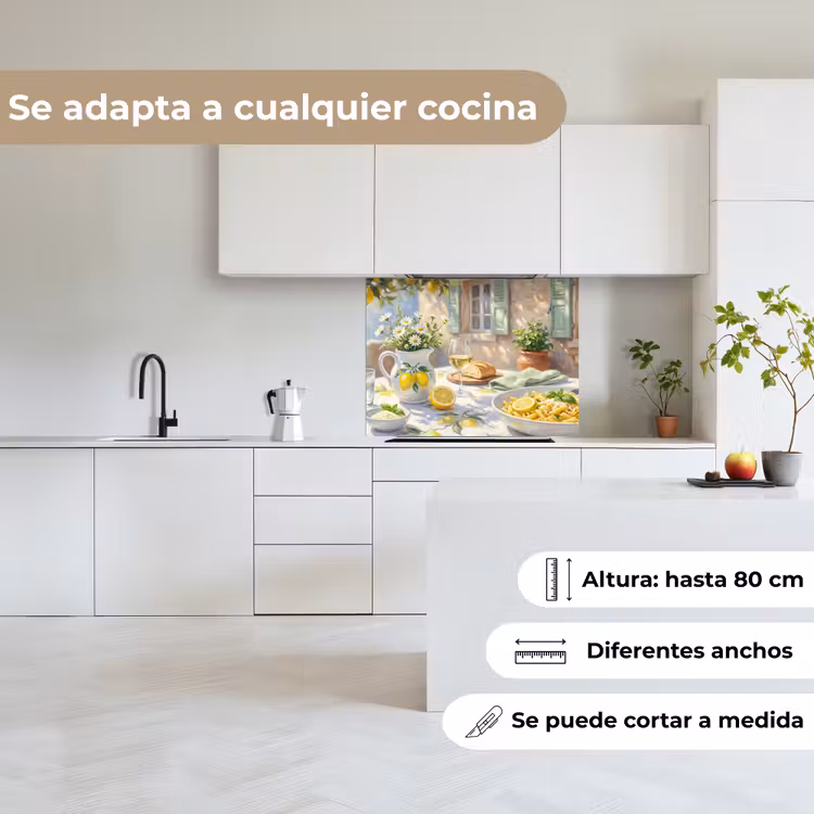 Revestimiento cocina - Comida - Terraza - Verano - Pintado - Amarillo — 6