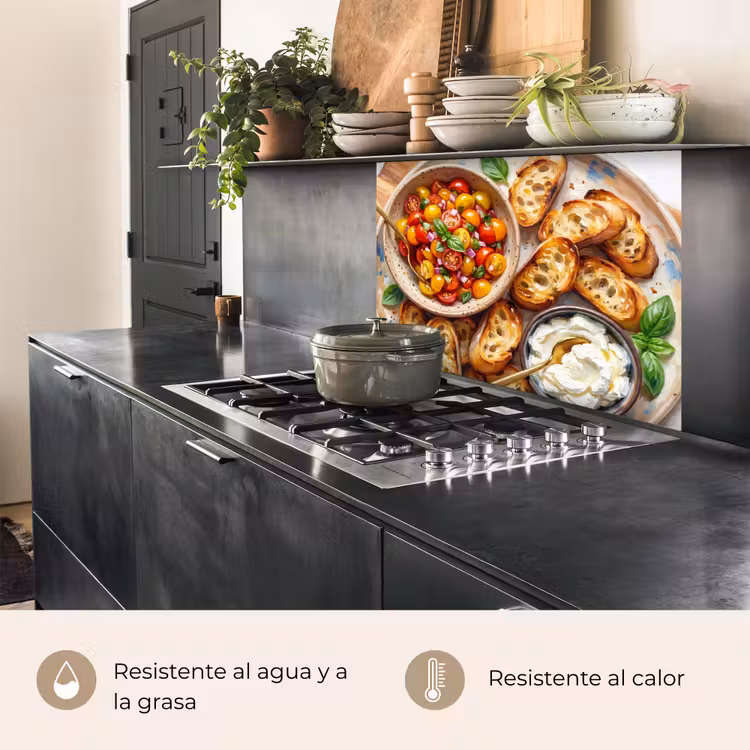 Revestimiento cocina - Comida - Tomate - Pan - Colorido - Cocina — 4