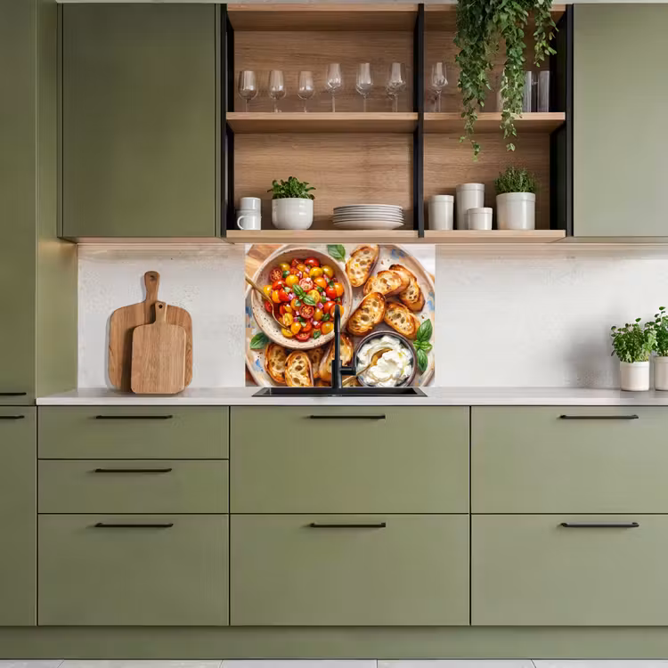Revestimiento cocina - Comida - Tomate - Pan - Colorido - Cocina — 7