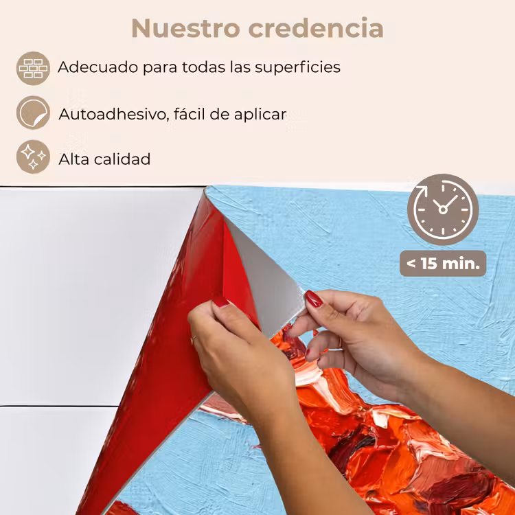 Salpicaderos de cocina - Cangrejo - Mar - Animales - Abstracto - Rojo — 4