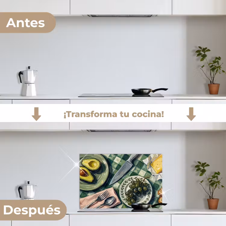 Salpicaderos de cocina - Comida - Desayuno - Mesa - Moderno - Verde — 7