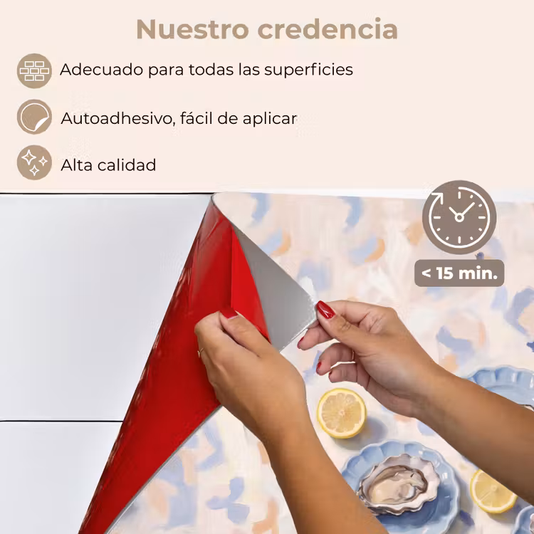Salpicaderos de cocina - Comida - Ostras - Limones - Moderno - Amarillo — 4