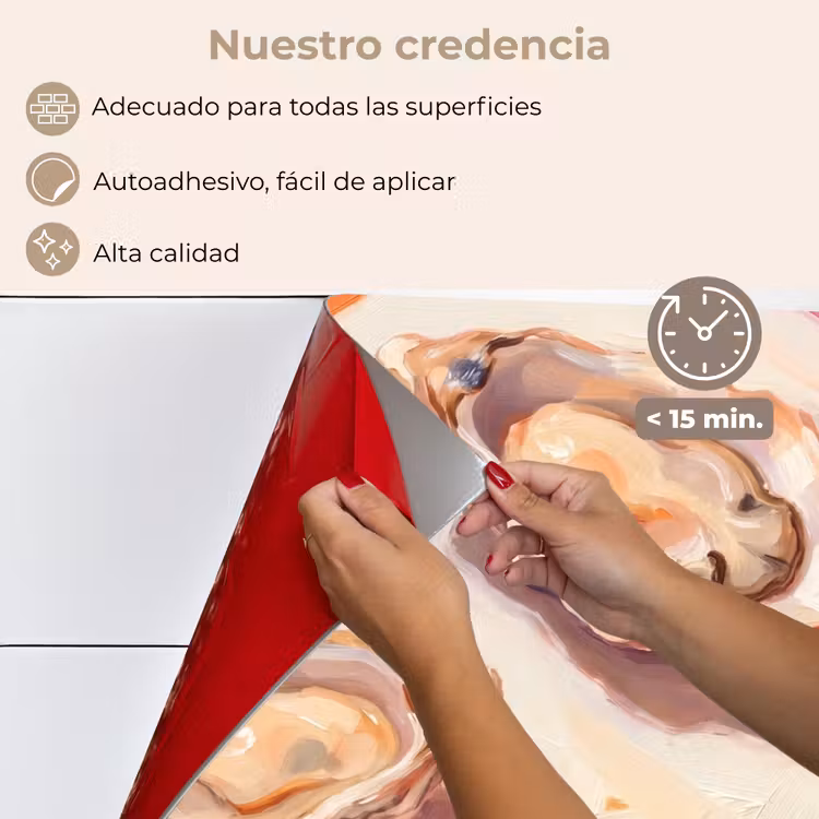 Salpicaderos de cocina - Naturaleza muerta - Limones - Ostras - Abstracto - Naranja — 4