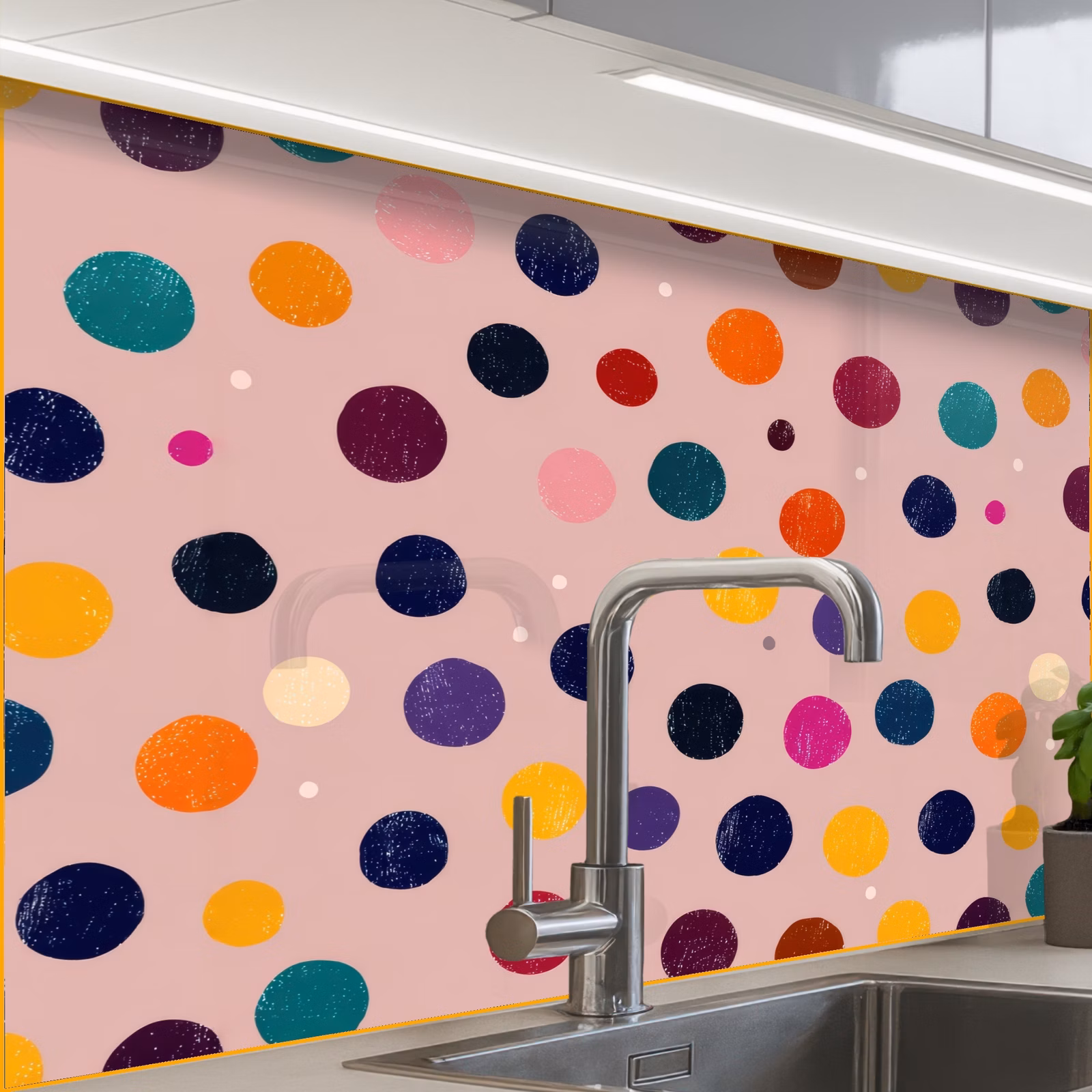 Revestimiento cocina - Círculos - Patrón - Colorido — 1