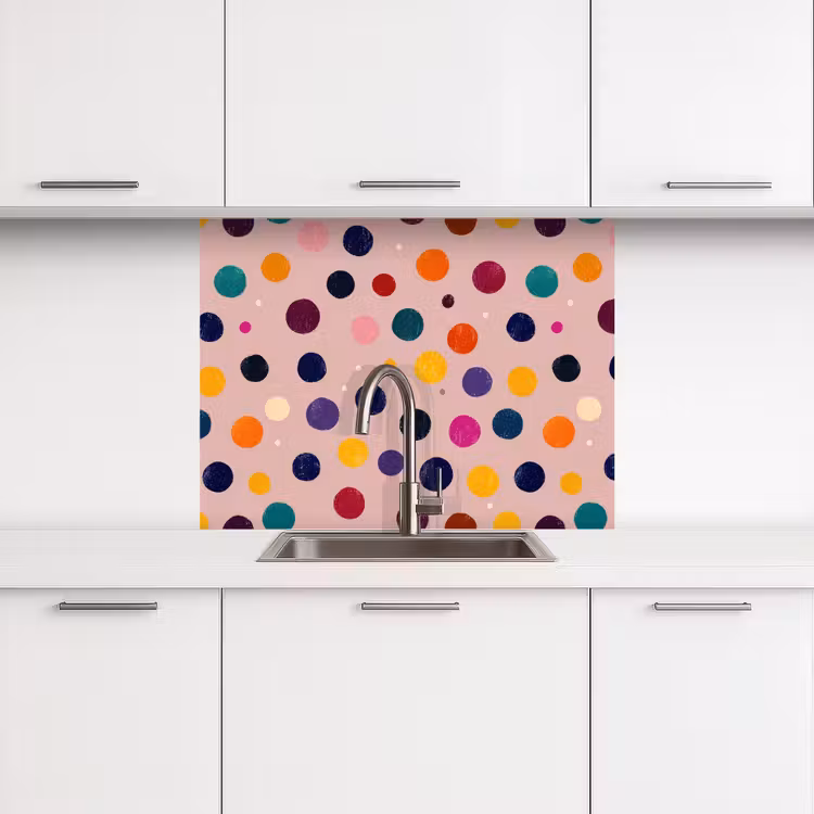 Revestimiento cocina - Círculos - Patrón - Colorido — 3