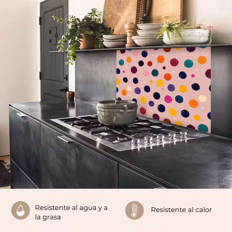 Revestimiento cocina - Círculos - Patrón - Colorido — 4