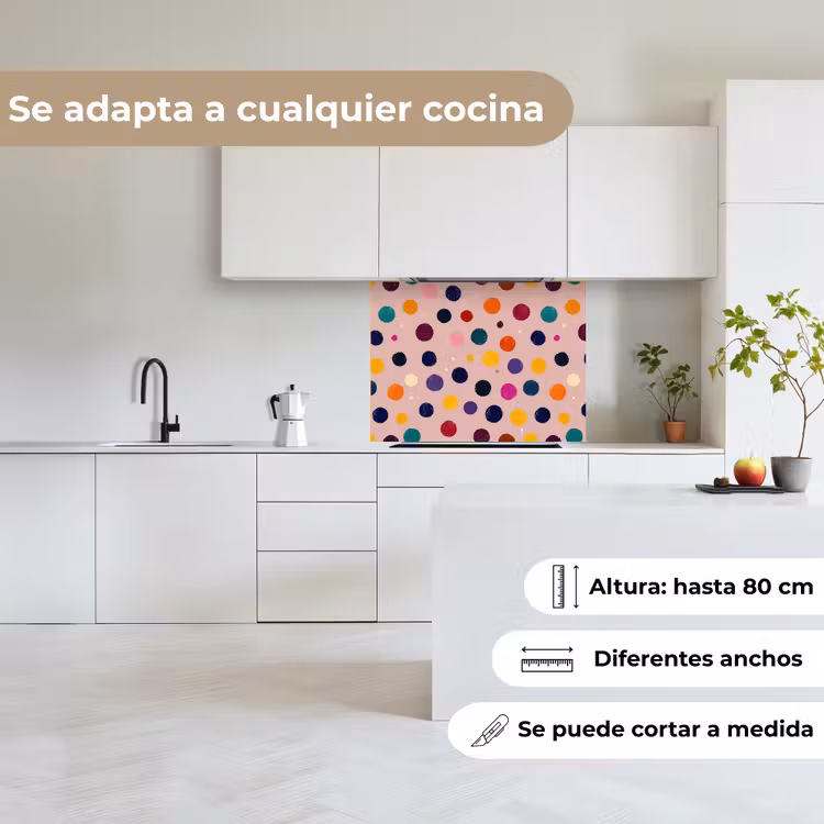 Revestimiento cocina - Círculos - Patrón - Colorido — 6
