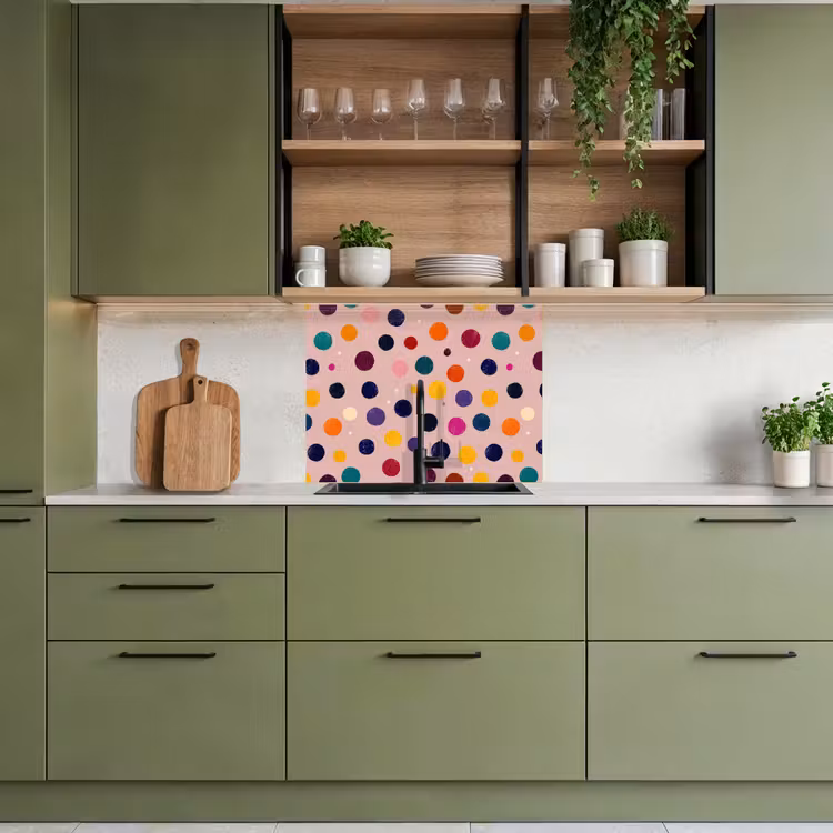 Revestimiento cocina - Círculos - Patrón - Colorido — 7