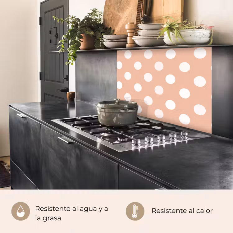 Revestimiento cocina - Clásico - Polka - Melocotón — 4