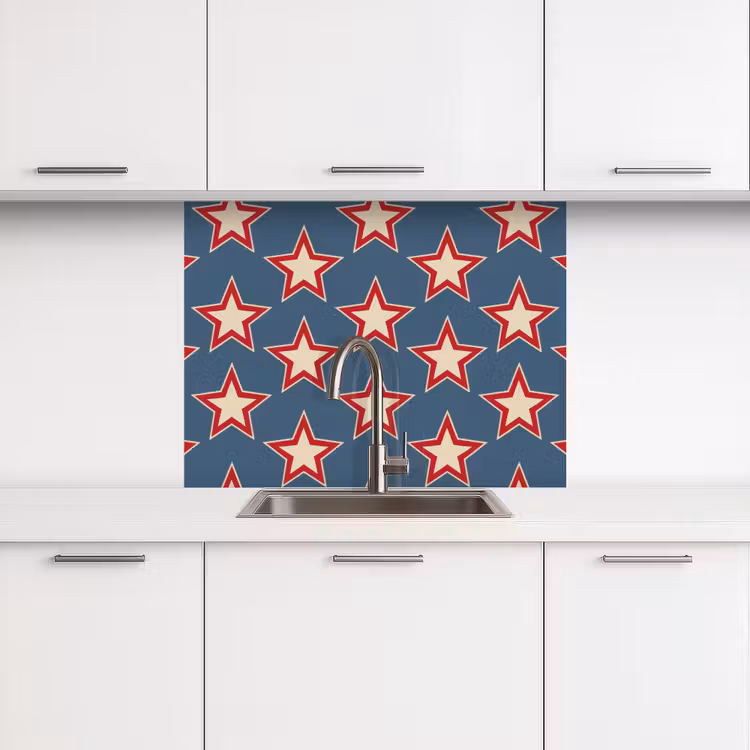 Revestimiento cocina - Estrella - Clásica - Azul — 3