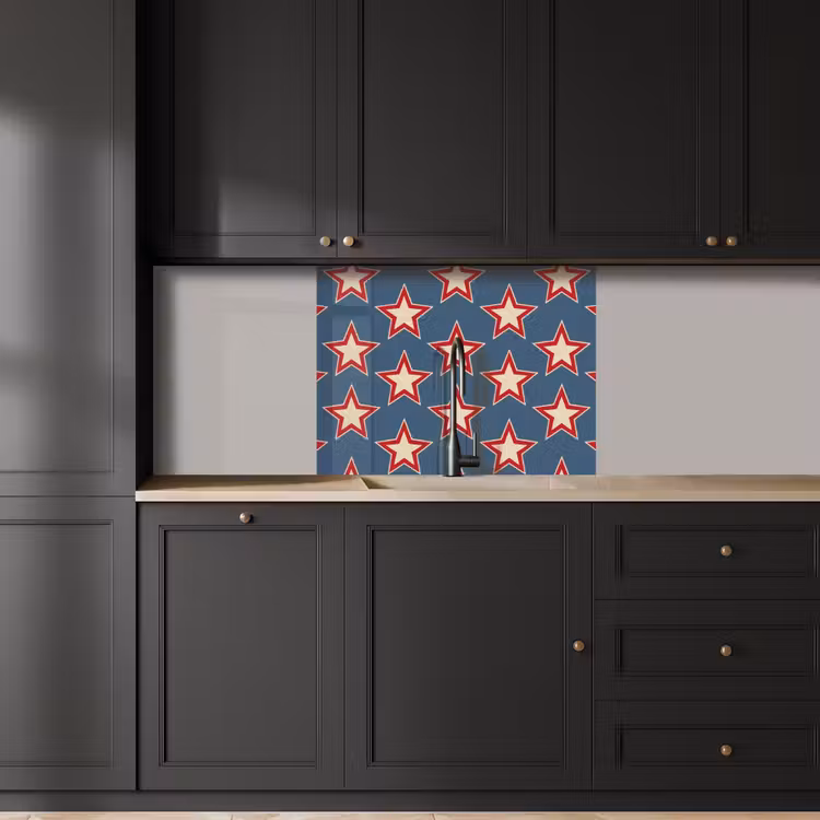 Revestimiento cocina - Estrella - Clásica - Azul — 5