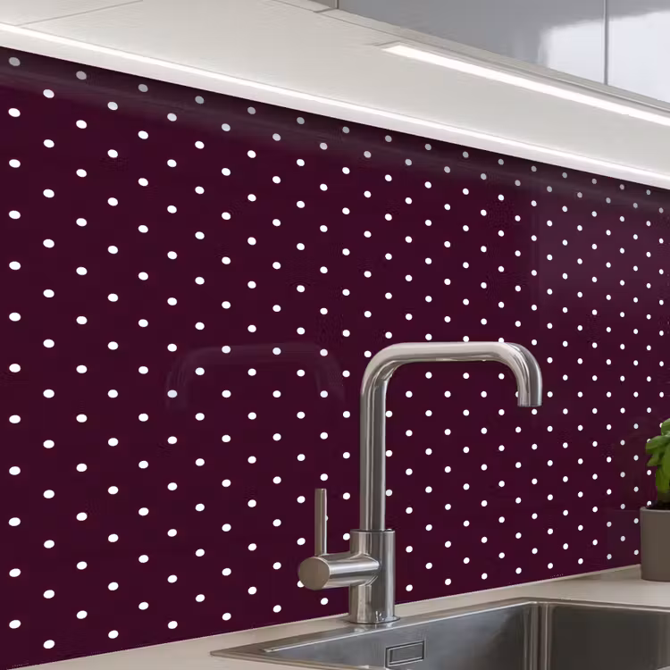 Revestimiento cocina - Lunares - Moderno - Morado — 1