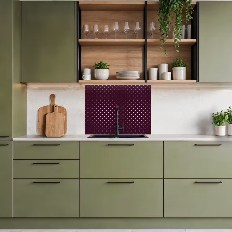Revestimiento cocina - Lunares - Moderno - Morado — 7