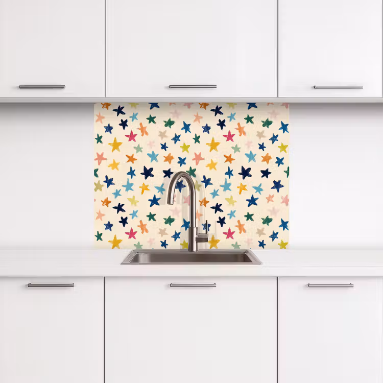 Revestimiento cocina - Patrón - Estrellas - Colorido — 3