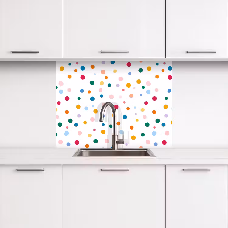 Revestimiento cocina - Puntos - Juguetón - Colorido — 3